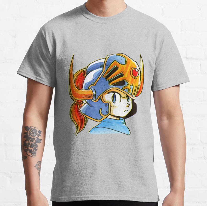 Dragon Warrior Erdrick Helmet - Dragon Quest T-Shirt
